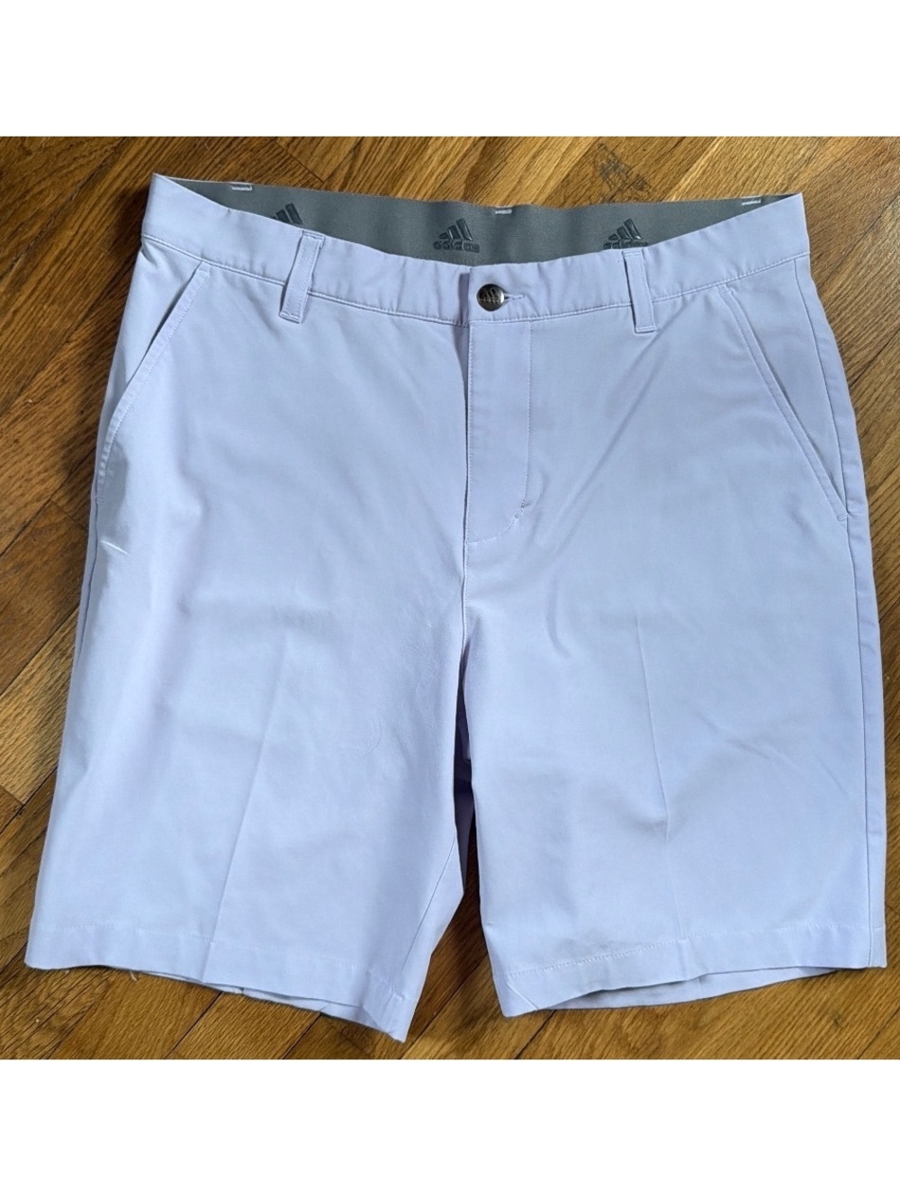 32x9 - Men - Adidas Light Lilac Golf Shorts